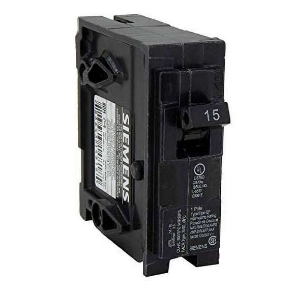 RecPro RV Circuit Breaker 15 Amp Siemens Q115 | Camper Breaker Replacement (1 Pack)