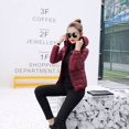 thumbnail image 1 of Chaqueta de plumón ligera para mujer, versión con capucha, chaqueta de plumón de pato blanca corta para mujer, chaqueta de plumón ligera para mujer, 1 of 1