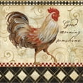 thumbnail image 2 of Coulter, Cynthia 12x12 White Modern Wood Framed Museum Art Print Titled - Rooster Sentiment I, 2 of 4