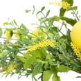 thumbnail image 5 of Northlight Lemon and Daisy Springtime Half Wreath - 22" - Yellow, 5 of 6