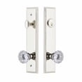 thumbnail image 3 of Grandeur Carr  Tall Plate Single Cylinder One Piece Knobset with Fontainebleau Knob, 3 of 6