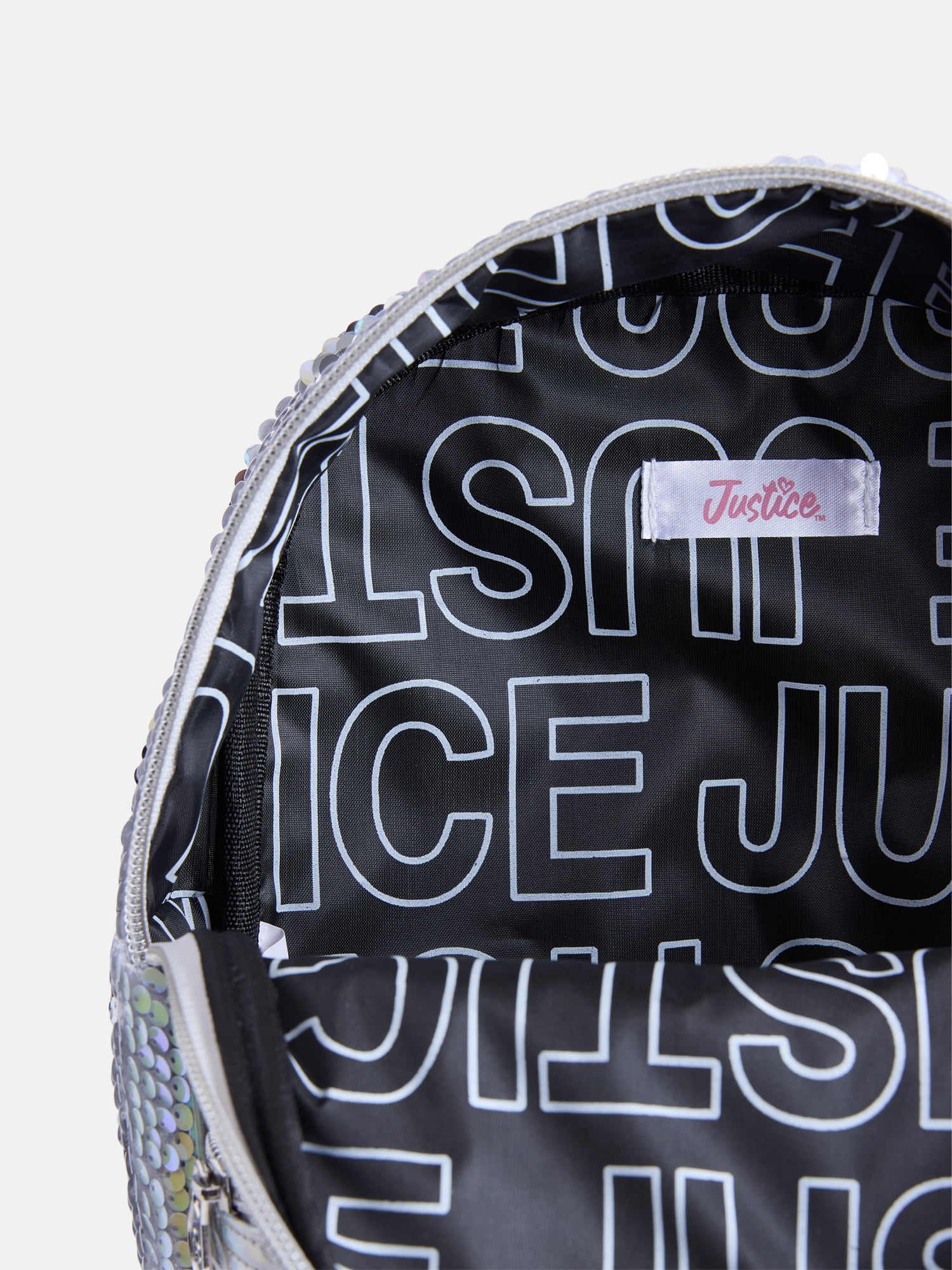 Justice Girls Pocket Mini Backpack, Iridescent