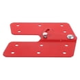 thumbnail image 4 of S SERENABLE Attic Ladder Hinge Alloy Steel Home Loft Stair Accessory Red Step Folding Ladder 1pc, 4 of 9
