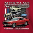 thumbnail image 3 of Wild Bobby Ford Mustang Untamed Spirit Mens Cars and Trucks Men Tee, 3 of 6