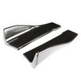 thumbnail image 2 of Qiilu Car Styling Running Boards Universal Rear Bumper Diffuser Lip Side Skirts Glossy Black With Mounting Screws Car, 2 of 8