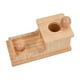 thumbnail image 4 of Juego de juguetes de madera para bebés, caja de permanencia de objetos para clasificar colores y formas para niños de 6 a 12 meses 1 2 cuadrado, 4 of 9