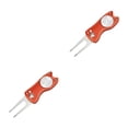 thumbnail image 2 of relayinert Terrain de Golf Réparation Balle Marqueur Rainure Efficace et Durable Rouge 12x3x1.5cm 2Set, 2 of 6