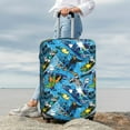 thumbnail image 7 of Vsdgher snow board blue Luggage Cover Suitcase Cover Protector Anti-scratch Suitcase cover Fits 18-32 Inch Luggage(No luggage included)-Small, 7 of 7