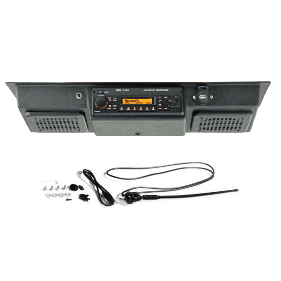 Roof-Mount Radio Kit with Universal Antenna and Bluetooth Two Speaker 760945