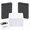 Black, variant on 50 Set Reusable Black Badge & ID Holder Kit for Office School DIY