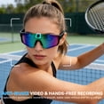thumbnail image 5 of Osawalla AI Smart Glasses with Camera, 32MP Photo, 1200P Video, 6-Axis Stabilization, Built-in Storage, Open-Ear Audio, Bluetooth 5.4, IP54, for Cycling & Hiking, 5 of 10