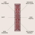 thumbnail image 5 of JONATHAN Y MODERN PERSIAN 2 x 10 Runner Rug, Vintage Moroccan Traditional - Red/Ivory, MDP101F-210, 5 of 9