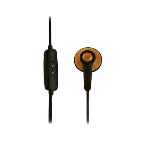 Samsin ECO Disk Ear Bud with 2.5mm Jack (Black/Wood