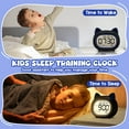 thumbnail image 3 of Cute Alarm Clock OK to Wake Clock, Toddler Sleep Training Clock with Night Light,5 Alarms,Snooze,Date and Temperature Cute Clock for Girls and Boys, 3 of 7