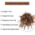 thumbnail image 2 of Chignon Désordonné Pièce de Cheveux Extension de Cheveux avec Bande Élastique Chignon Ondulé Extensions de Cheveux Synthétiques Chouchous Chignons Postiche pour Femmes, 2 of 7