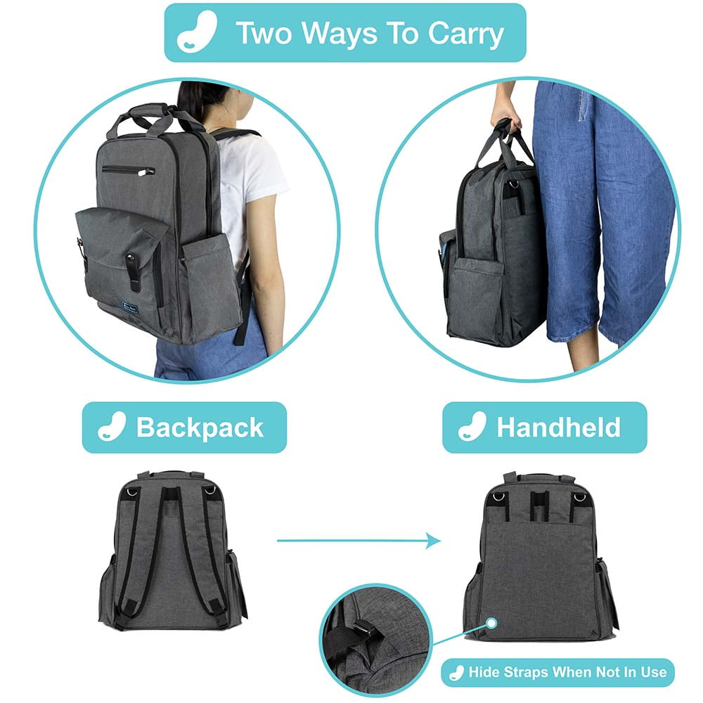 Diaper Bag Backpack Large Multifunctional Travel with Changing Pad Nappy Bag