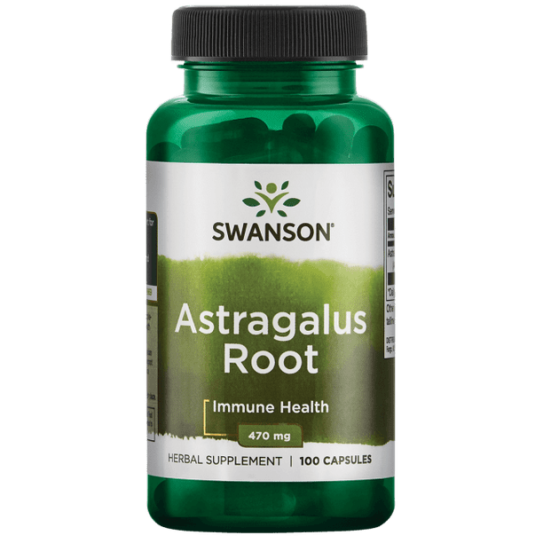 Swanson Astragalus Root 470 mg 100 Capsules