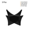 thumbnail image 3 of Uxcell 4.7" Acrylic Ball Display Stand Holder for Football Basketball Black 3 Pack, 3 of 6