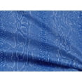 thumbnail image 4 of oneOone Rayon Medium Blue Fabric Animal Skin Diy Clothing Quilting Fabric Print Fabric By Yard 56 Inch Wide-F6V, 4 of 6