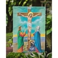 thumbnail image 3 of Jesus on the Cross Crucifixion Garden Flag, 3 of 3