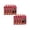 Red 2Pack, variant on 2Pcs 4 Sets Graduation Centerpieces Boxes For Table Decorations Light Up 2026 Graduation Picture Frames Display With Done Grad Party Favor Gifts For College Graduate Class Of 2026 Photo Props