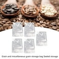 thumbnail image 4 of Sacs de Congélation Réutilisables, Sacs Réutilisables Sac de Stockage de Grains Réutilisable 5 Pcs Sac de Stockage Transparent Scellé Sacs pour Riz Céréales Farine Noix, 4 of 7