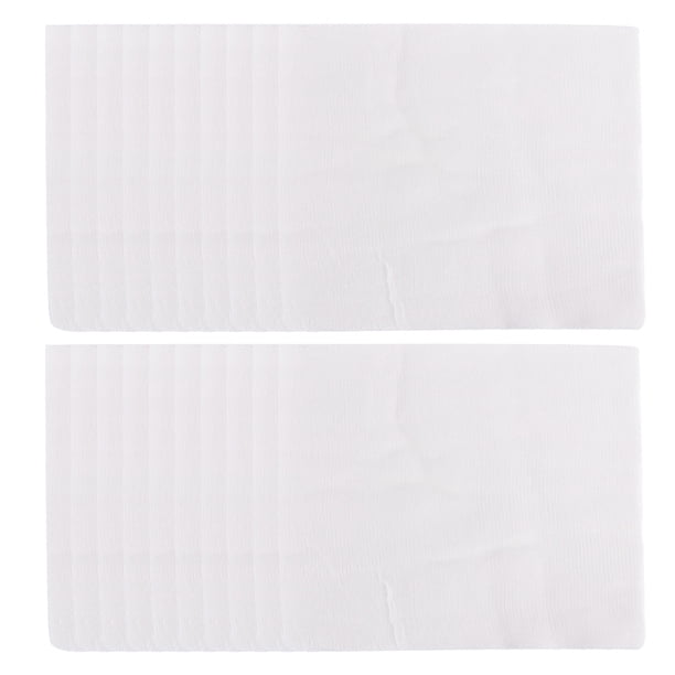 100pcs Almohadillas de gasa sanitarias desechables de 100 unids Papel de máscara facial para salones de belleza