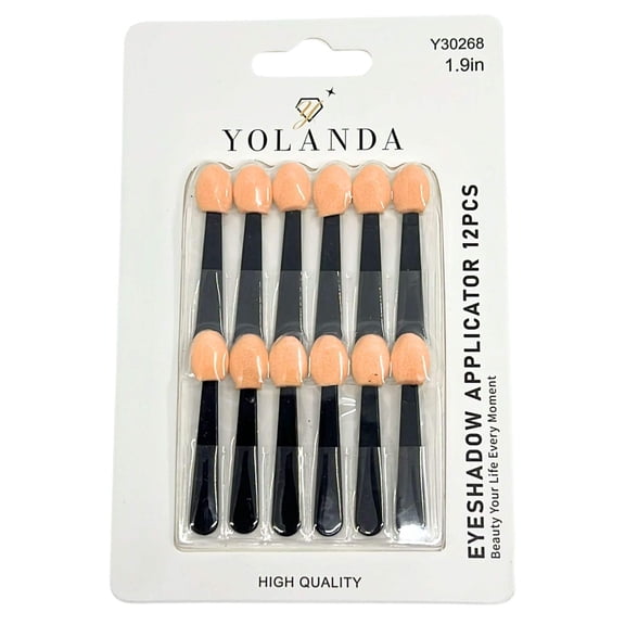 1.9 Inch Eyeshadow Applicator: 12 Pack