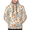 thumbnail image 2 of Bingfone Sunflowers 5 Men's Drawstring Hoodie Long Sleeve Pocket Sweatshirts-Small, 2 of 6