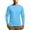 Black, variant on CHGBMOK Men's T Shirts Solid Color Sunscreen Is Lightweight Breathable Solid Color Long Sleeved Sizes S-2XL