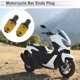 thumbnail image 2 of Unique Bargains 2pcs Tapones para Extremos de Manillar de Motocicleta Universal Aleación de Aluminio para Manillar de 7/8" 22mm Tono Dorado, 2 of 6