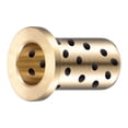 thumbnail image 5 of Uxcell 16mm x 20mm x 35mm Flanged Sleeve Bearings Wrapped Oilless Bushings Brass, 5 of 5