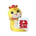 thumbnail image 1 of LUVCLS Figuras de serpientes de dibujos animados, estatua de animal de serpiente de Año Nuevo chino, adornos de resina 2025, serpiente de la suerte, año festivo de la serpiente, 1 of 7