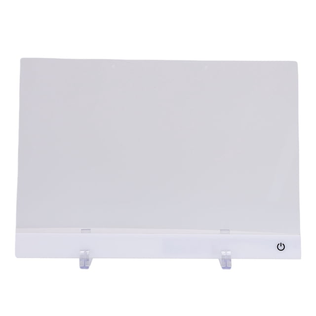 Tablero De Notas LED LED 13.8x10 Pulgadas 7 Luces RGB 4 Modos Dinámicos Tablero De Borrado En Seco Acrílico Iluminado Con 7 Marcadores Soporte De Exhibición Cadena Colgante