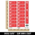 thumbnail image 2 of Not at This Address Letter Mail Sticker Set - Red - Gloss Finish - 2.00" Large, 2 of 7