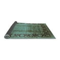 thumbnail image 2 of Ahgly Company Indoor Square Oriental Light Blue Industrial Area Rugs, 5' Square, 2 of 4