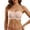 Beige, variant on Womens Strapless Jelly Bras Push Up Padded Bandeau Wireless Half Bra(Beige,S)