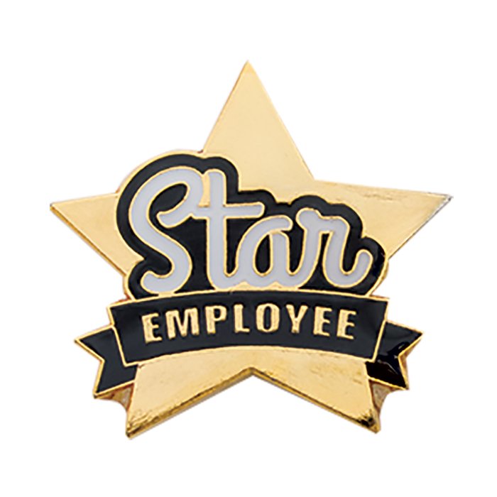Jones School Supply Set of 100 Lapel Pins Star Employee Walmart
