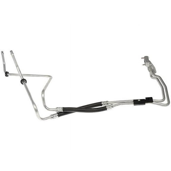 Inlet and Outlet Assembly Oil Cooler Hose - Compatible with 2014 - 2018 Chevy Silverado 1500 4.3L V6 2015 2016 2017