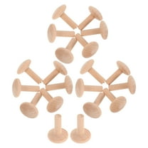OFFIGAM Natural Wood Pegs Beige Hardwood for DIY and Model Building 20Pcs