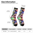 thumbnail image 2 of Sigee Easter Eggs1 for Contrast Design Soft Moisture-Wicking Socks Crew Casual Athletic Stretchy Loose Middle Tube Socks, 2 of 6
