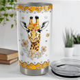 thumbnail image 4 of SANDJEST Girrafe Gifts for Women Girls Girrafe Tumbler 20oz Jewelry Drawings Stainless Steel Insulated Tumblers Coffee Travel Mug Cup Gift for Birthday Christmas, 4 of 5