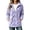 Purple, variant on Mooqilaa Women's Fleece Jackets, Long Sleeve Stand up Collar Zip up Lightweight Warm Outerwear with Pockets Pink Size S-3XL