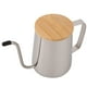 thumbnail image 5 of Hervidor de cuello de cisne con tapa, hervidor de café con vertidor, tetera de cuello de cisne de acero inoxidable de 600 ml con, 5 of 9