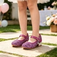 thumbnail image 2 of Girls Sandals Dress Shoes for Kids Heels Party Performance Glitter Non Sole Toddler Jellies Slides for Big Kids Slides Youth Girls Jelly Sandals for Baby Girls Slide Girls Baby Girl Sandals, 2 of 8