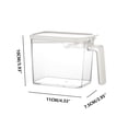 thumbnail image 1 of Transparent Kitchen Seasoning Box with Sealed Lid | 4-Piece Set | Easy-Press Open Design | Side Handle for Effortless Use | Airtight Storage Jars, 1 of 9