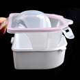thumbnail image 7 of Manicure Soak Bowl Finger Nail Art Tips Soaker Treatment Remover Spa Wash Tool Fingernail Ring Pedicure Stuff Acrylic Nails Remover Womens Feet Care Nail Drills Bits, 7 of 7