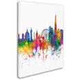 thumbnail image 2 of Trademark Fine Art "London England Skyline Tall" Canvas Art by Michael Tompsett, 2 of 3