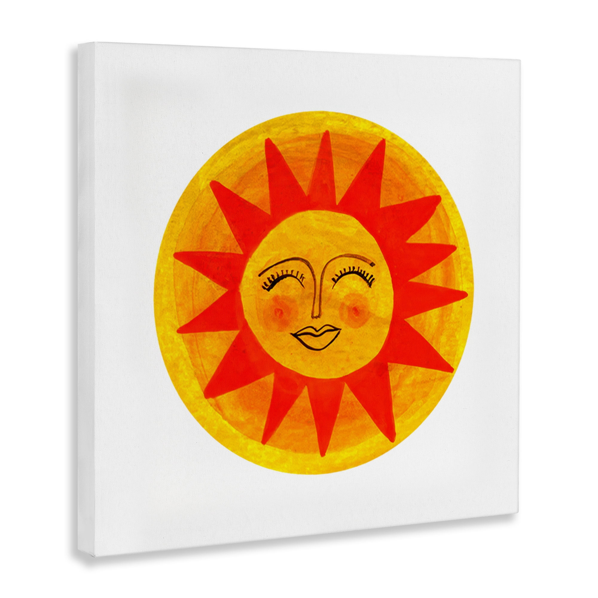 Stupell Industries Warm Fiery Sun Canvas Wall Art, design by Katherine Herrell Studio