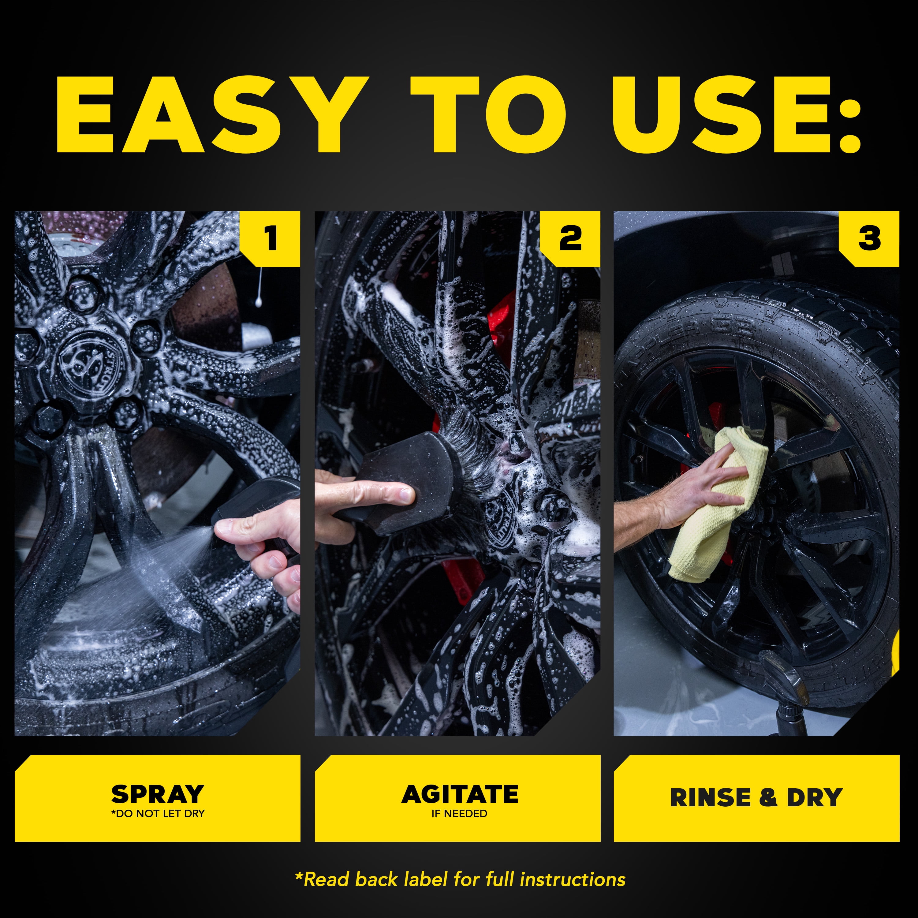 Meguiar's Ultimate All Wheel Cleaner, G180124, 24 oz, Spray